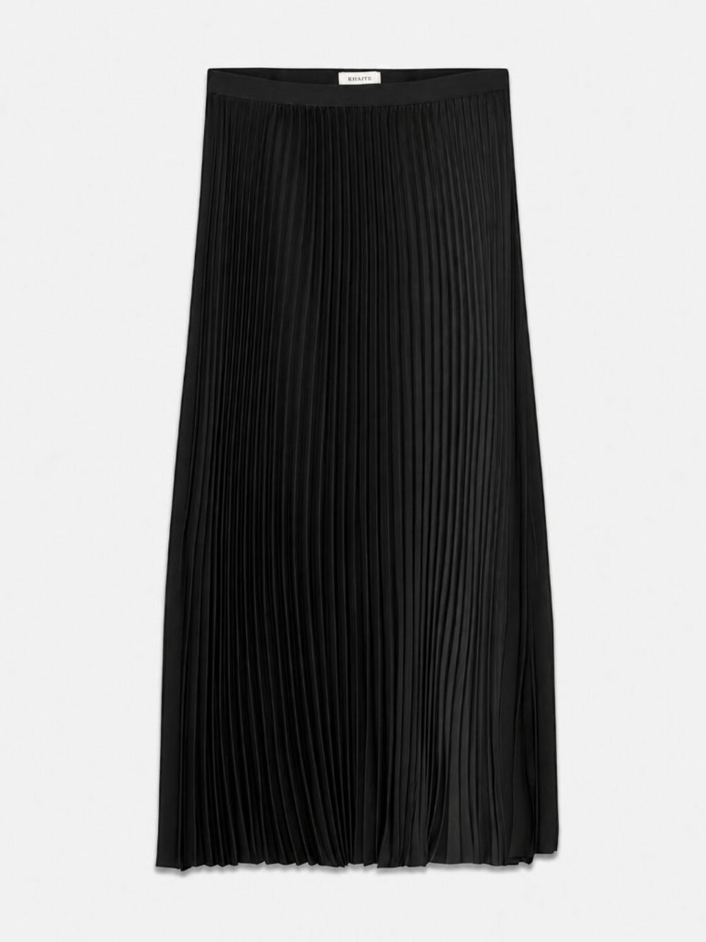 Aritzia Babaton Acclaim Matte Satin Pleated Maxi Skirt Black XXS